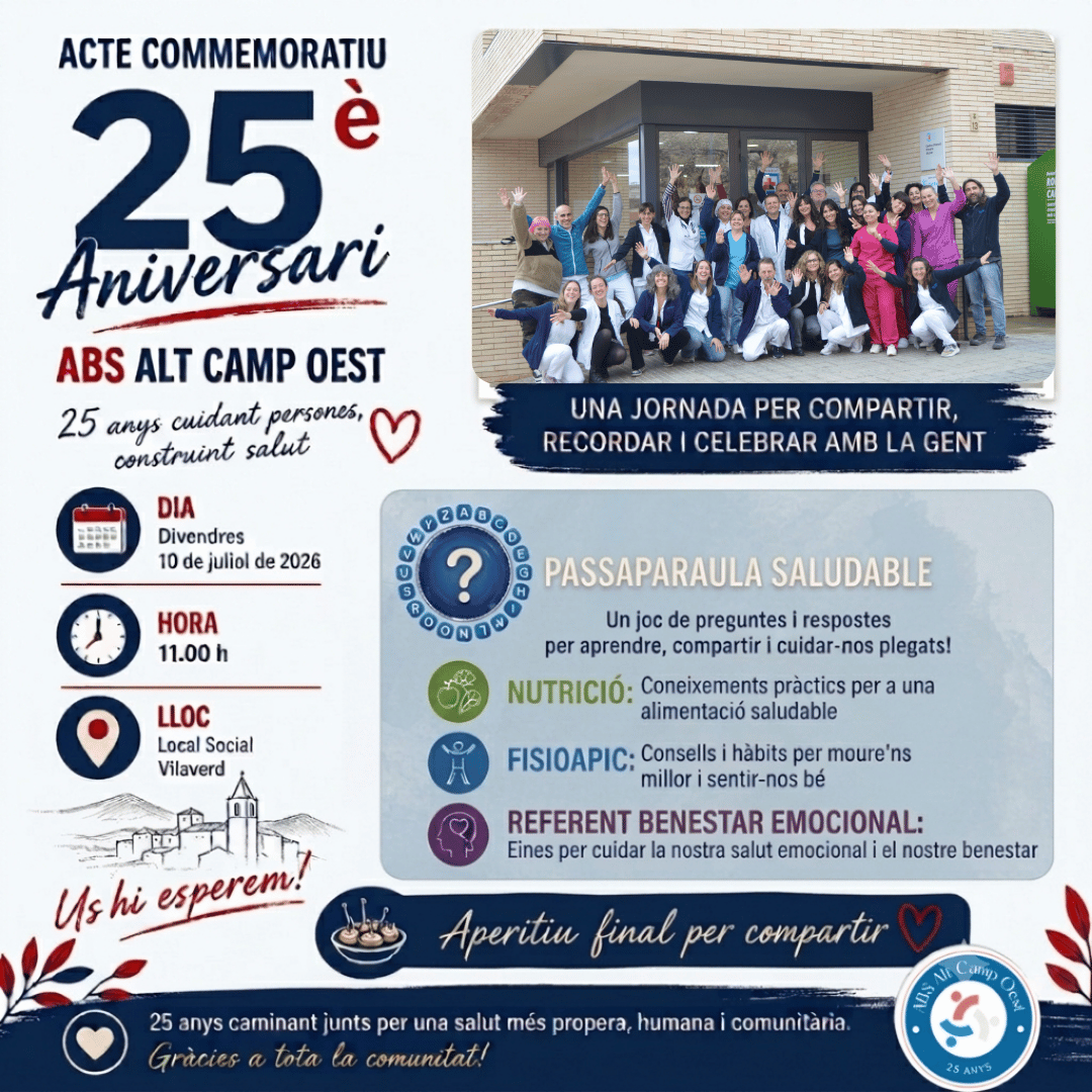 Vilaverd acull un nou acte commemoratiu del 25è aniversari de l'ABS Alt Camp Oest